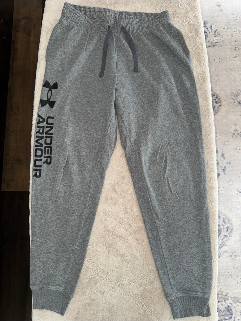 Under Armour Gray Logo Jogger Sweatpants